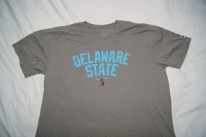 delaware state hornets t-shirt men's 2XL gray short sleeve - Picture 1 of 10