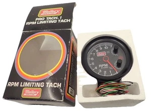 NOS Vintage Mallory Tachometer w/ Shift Light & Rev Limiter 11K RPM Big Diameter - Picture 1 of 24