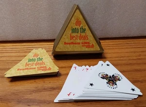 Gemaco Playing Card Triangle Deck Unused Advertising Southern Linc - Picture 1 of 4