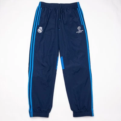 Adidas Real Madrid Training Pants Men's Large UEFA Champions League Soccer Blue - Image 1 of 4