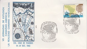 SPAIN : 1985 FDC/ COVER - SCOTT # 2013 - SANTA CRUZ DE TENERIFE - Picture 1 of 1