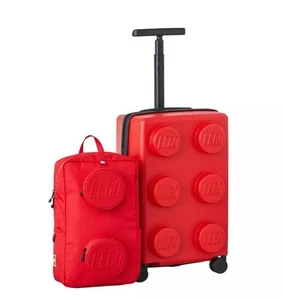 Lego Carry-on set expandable Trolley TSA lock & Backpack laptop compartment Red - Picture 1 of 8