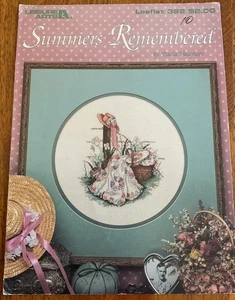 Leisure Arts #392 - Summers Remembered by Paula Vaughn - Counted Cross Stitch - Picture 1 of 8