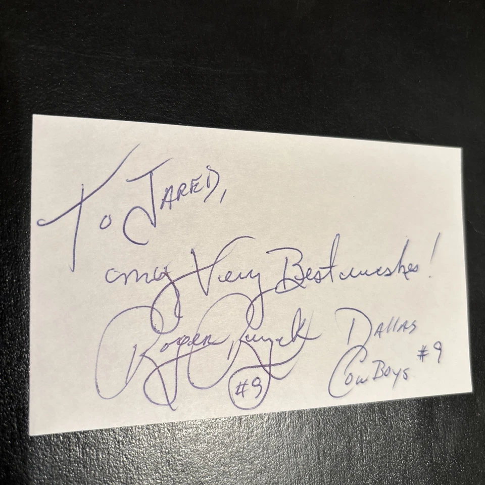 Roger Ruzek (Weber St. 4X All-Big Sky) ‘83 Steelers, Cowboys, USFL, AFL - Image 1 of 1