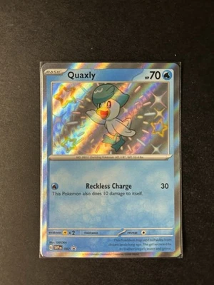 Quaxly SVP082 Paldean Fates Shiny Promo Pokémon Pokemon Card English Near Mint - Bild 1 von 4
