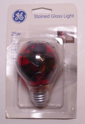 Bombilla de vitral General Electric GE 25W A19 46645 Foto 1 de 4