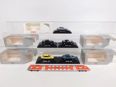 5X Wiking H0 1:87 PKW Audi A6: 13.225.5 + 130 01 35 Mint (Box) #DG45-0,5 - Immagine 1 di 4