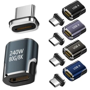 8K 60 Hz USB-C Magnetischer Adapter 80 Gbit/s USB4.0-Adapter  Laptop - Picture 1 of 10