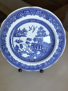 THE SPODE BLUE ROOM COLLECTION WILLOW LARGE PLATE 10,5” - Picture 1 of 6