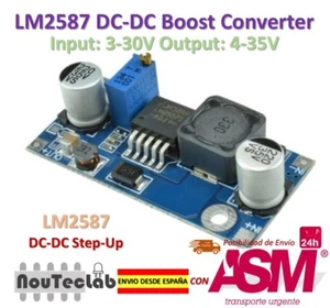 LM2587 DC-DC Boost Converter 3-30V Step up to 4-35V Power Supply Module MAX 5A - Imagen 1 de 7