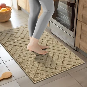 Kitchen Rugs and Mats for Floor Kitchen Runner Rug Non Skid Absorbent Resist ... - Picture 1 of 8