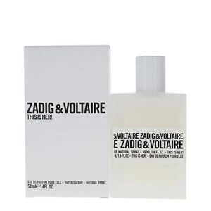 Zadig & Voltaire This is Her! 50ml Eau de Parfum Spray for Women EDP HER NEW - Picture 1 of 4