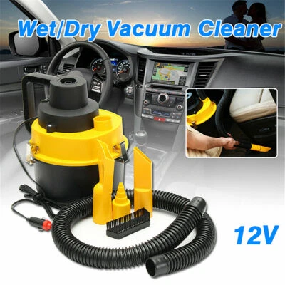 12V 75W Wet Dry Vacuum Cleaner Inflator Portable Turbo Hand Held for Car Vehicle - Image 1 of 4