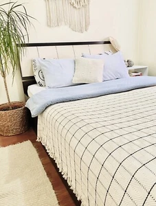 Kuscheldecke, Wohndecke, Sofadecke, Bettüberwurf, Bettdecke, Baumwolle, Geschenk - Bild 1 von 9