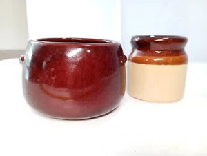 Juego de olla de frijoles West Bend vintage y olla de almacenamiento a juego - sin tapas - Imagen 1 de 5
