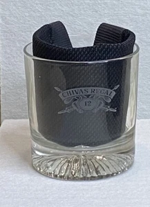 Chivas Regal 10 Oz Double Rocks 12 Year Aged Whiskey Old Fashioned Glass Barware - Picture 1 of 6