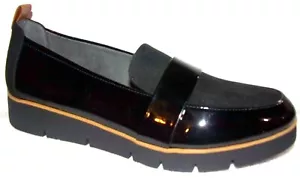 NEW DR. SCHOLL'S WEBSTER BLACK, BLUE OR ANIMAL PRINT COMFORT LOAFERS - Picture 1 of 12