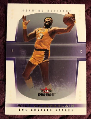 2004-05 Fleer Genuine #109 Wilt Chamberlain RARE 018/100 - Image 1 of 4