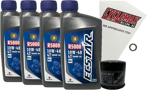 Standard 10W-40 Oil Change Kit Fits 2023-2024 Suzuki GSX-8R - Picture 1 of 7