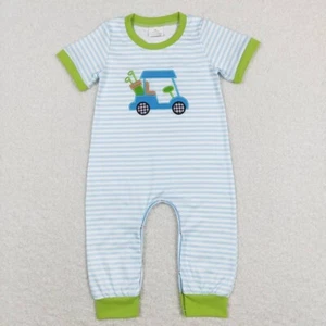 Sibling Girls Baby Boys Golf Summer Rompers Outfits Clothes Sets - Picture 1 of 9