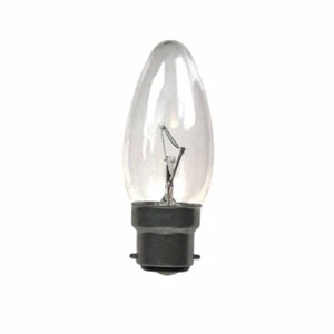 CANDLE 240V 60W B22D CLEAR - Picture 1 of 2