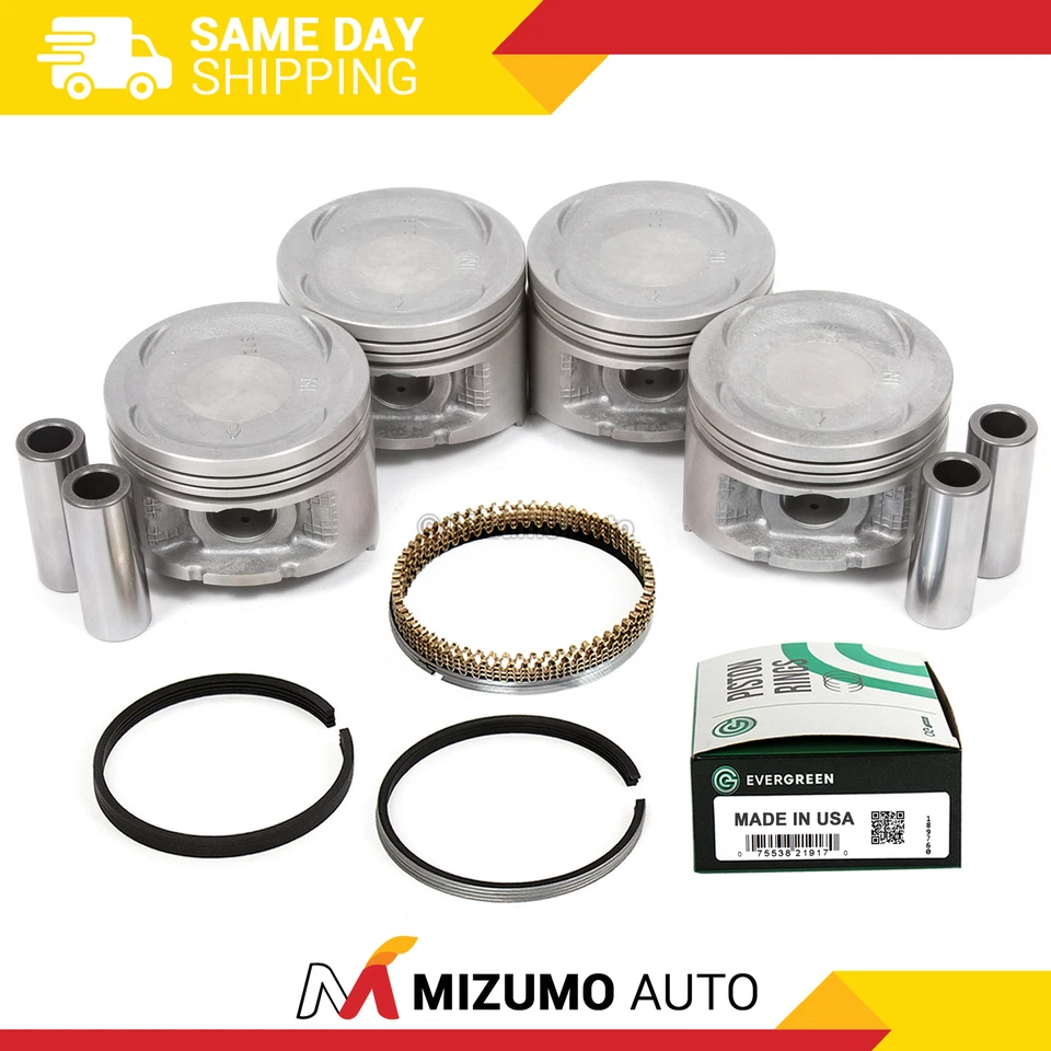 Pistones con anillos aptos para Acura Honda 2.2L F22A1F22B1 SOHC Foto 1 de 4