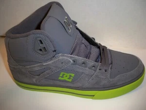 ZAPATOS DE HOMBRE CHICOS DC ZAPATOS SPARTAN ALTOS WC SB ZAPATILLAS DE SKATE NUEVAS GRISES RARAS - Imagen 1 de 7