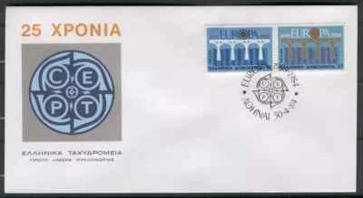 Greece . Europa cept 1984 , Bridge symbol of UNITY , Greek FDC - Image 1 of 2