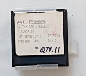 Lot of 11 x DMF-3401 Beam-Single Low Drive X-Band Diode By ALPHA - Imagen 1 de 3