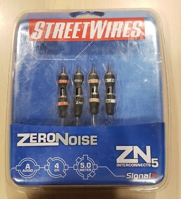 Streetwires ZN5450 16.4 Ft 4 Channel RCA Cables - Image 1 of 2
