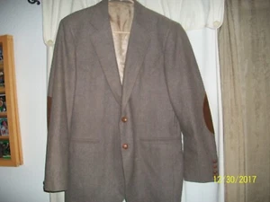 Circle S Ranch Western Rockabilly Retro Wool Blend Blazer Suit Coat Size 42R - Picture 1 of 7