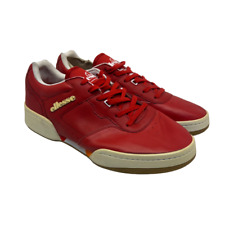 Ellesse Men's Piacentino 2.0 Casual Sneakers Red Leather Size 12M