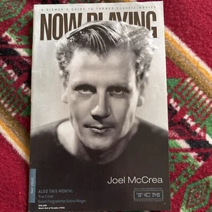 Turner movie Classics NowPlaying Magazine May 2012 Joel McRae - Imagen 1 de 1