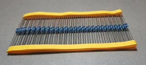 25/100PCS 10R 0.25W 1% Metal Film Resistor 10 OHM 1/4W MF - Picture 1 of 3