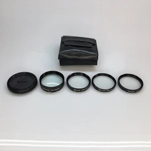 Sonia 49mm Close Up Filter Set *Macro * 1 * 2 * 4 * W/ Nikon Cover and Case - Picture 1 of 12