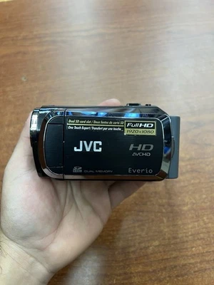 JVC Everio GZ-HM200BU HD Camcorder - Tested & Working - Image 1 of 4