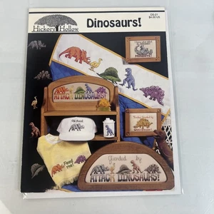 Hickory Hollow Dinosaurs! Kreuzstich Musterheft DS-21 Vintage 1987 - Bild 1 von 17