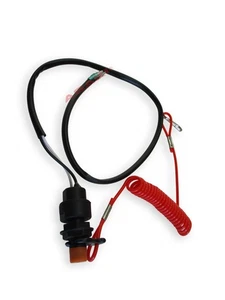 Interruptor de parada del motor 1 llave 6E9-82575-01 6E9-82575-02 para fueraborda Yamaha 6-40 HP - Imagen 1 de 11
