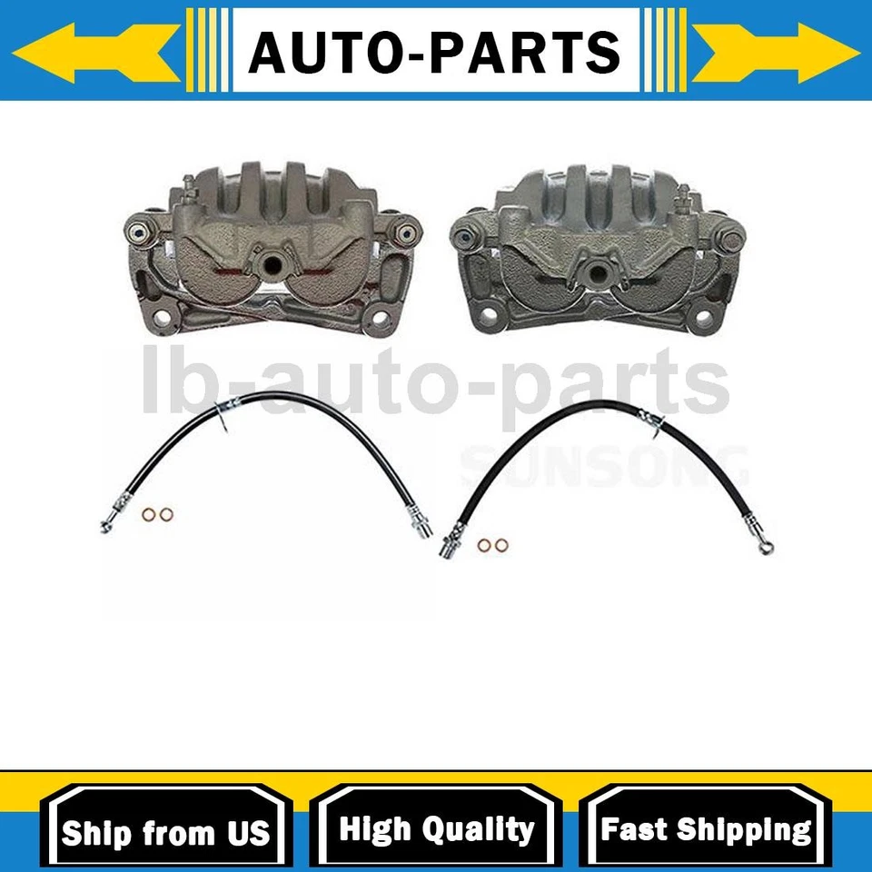Pinza de freno delantera con mangueras lado conductor pasajero se adapta a Saab 9-2X 2,5 L_ Foto 1 de 4