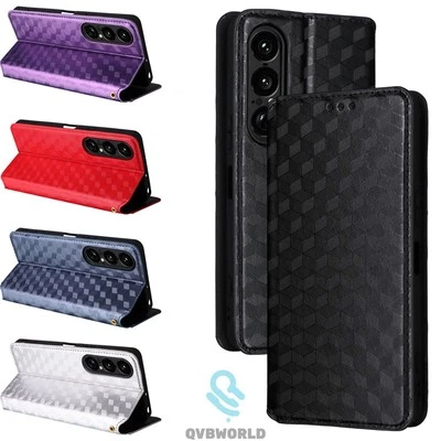 Flip Leather Phone Case for Sony Xperia 10II 5III 10V 5V Shockproof Wallet Cover - Image 1 of 4
