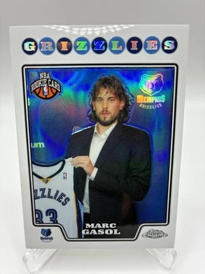 2008-09 Topps Chrome #212 Marc Gasol Rookie Refractor - Image 1 of 2
