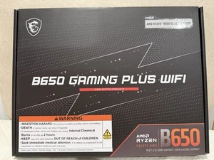MSI B650 GAMING PLUS WIFI AM5 AMD B650 SATA 6Gb/s ATX Motherboard DDR5 New - Picture 1 of 3