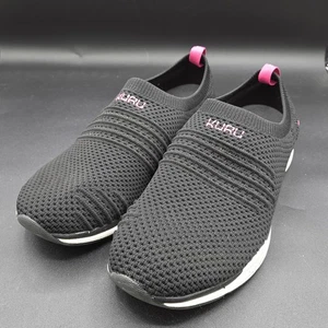 Zapato cómodo Kuru Stride para mujer talla 9,5 negro rosa Novaknit caminar correr - Imagen 1 de 10