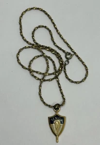 Vintage Senior Class of 82  Charm Pendant Chain - Picture 1 of 5