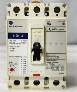 ALLEN-BRADLEY 140M-I8 | 140M-I8R-D15 (A) | 150AMP 3POLE CIRCUIT BREAKER MCCB - Picture 1 of 7