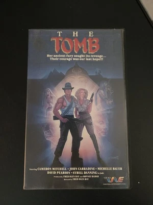 The Tomb (VHS, 1986, clam-shell SP T.W.E. release) OOP, HTF NOT TESTED - Image 1 of 4