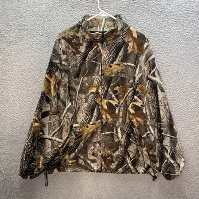Remington Jacket Adult Large Camouflage Fleece Camo Mesh Lined Hunting Outdoors - Image 1 of 4