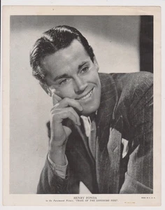 Henry Fonda 1936 R95 8x10 Linen Textured Printed Photo - Vintage Premium - Picture 1 of 2