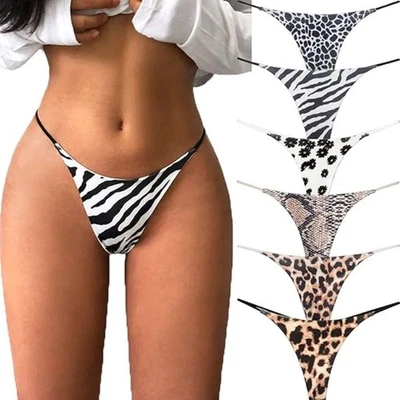 6er Pack Frauen Nahtlos Strings Hosen Damen Unterwäsche Unterhose Slips Bikini - Bild 1 von 4