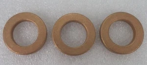1" ID x 1-5/8" OD x 1/4" THICK OIL-IMPREGNATED BRONZE WASHER, SAE 841, P/N 16034 - Picture 1 of 5